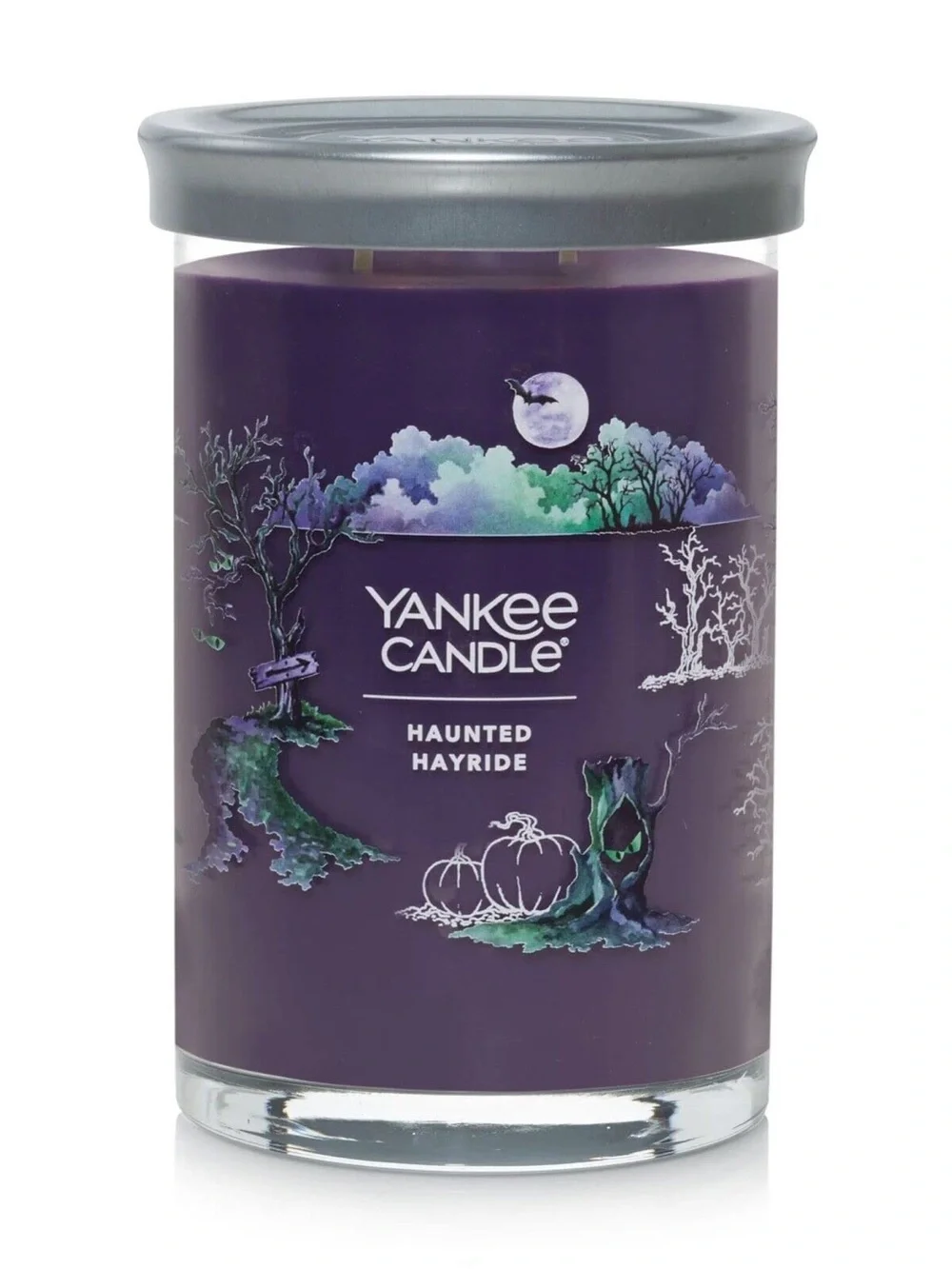 Yankee Candle Purple Haunted Hayride 2 Wick   20oz Jar -  *RETIRED*